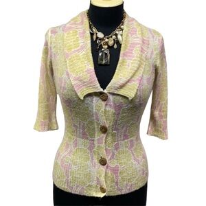 Fossil Floral Knit Blouse